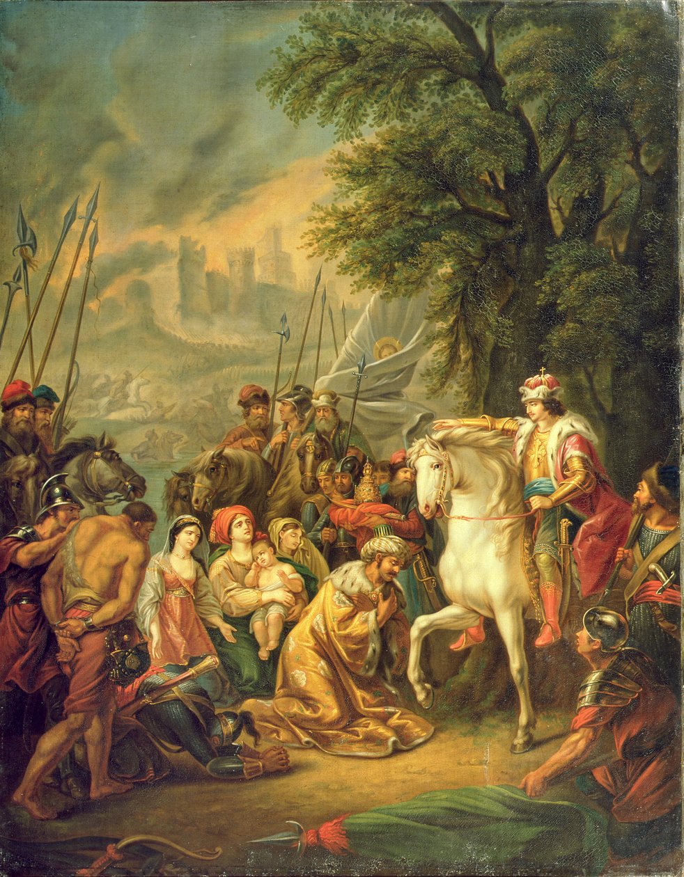 Lo Zar Ivan IV (1530-84) conquista Kazan nel 1552 da Grigoriy Ivanovich Ugryumov