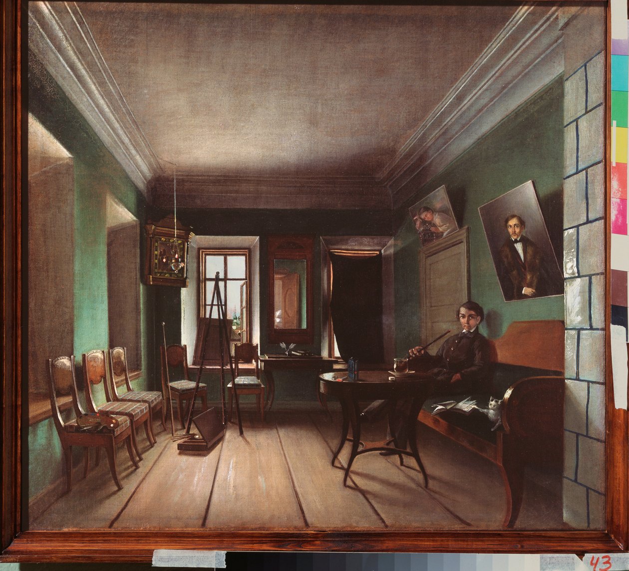 Interno della casa Bykov da Grigory Vasilievich Yurov