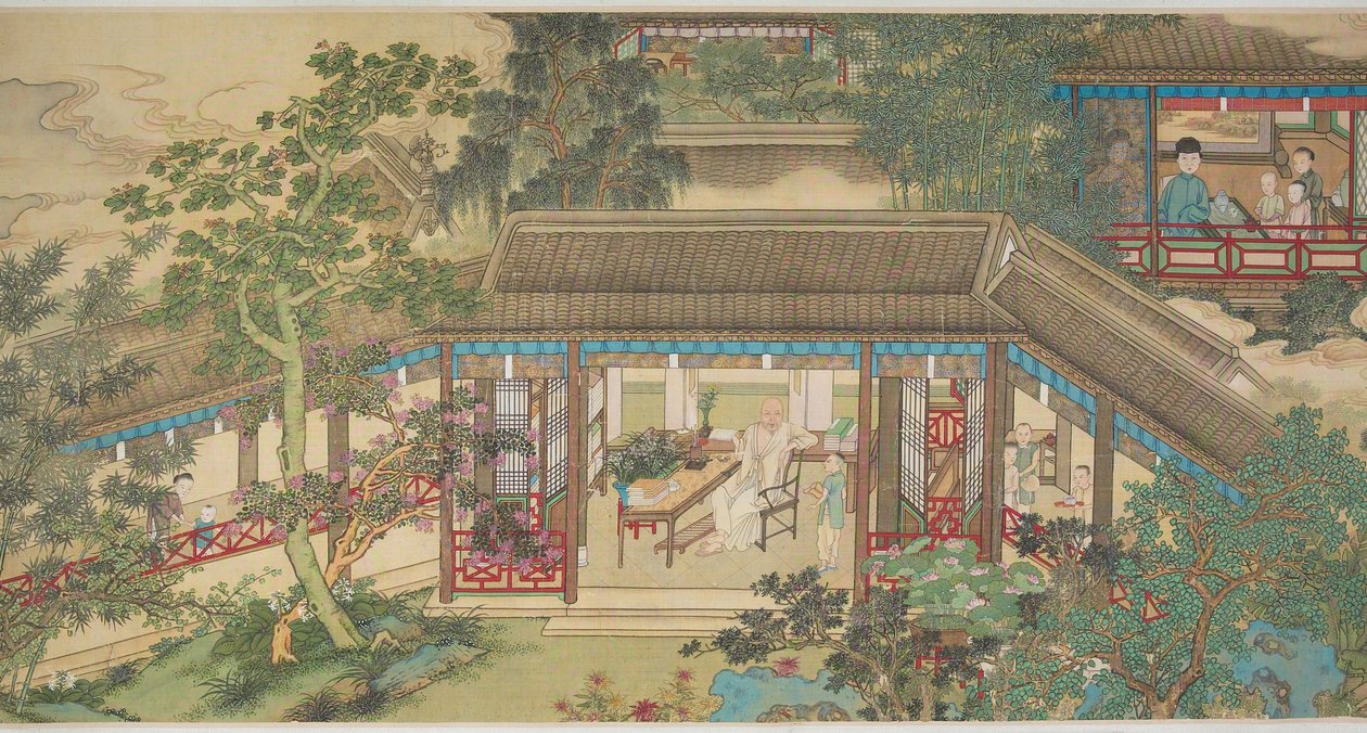 Ritratto di Wang Shih-min da Gu Jianlong