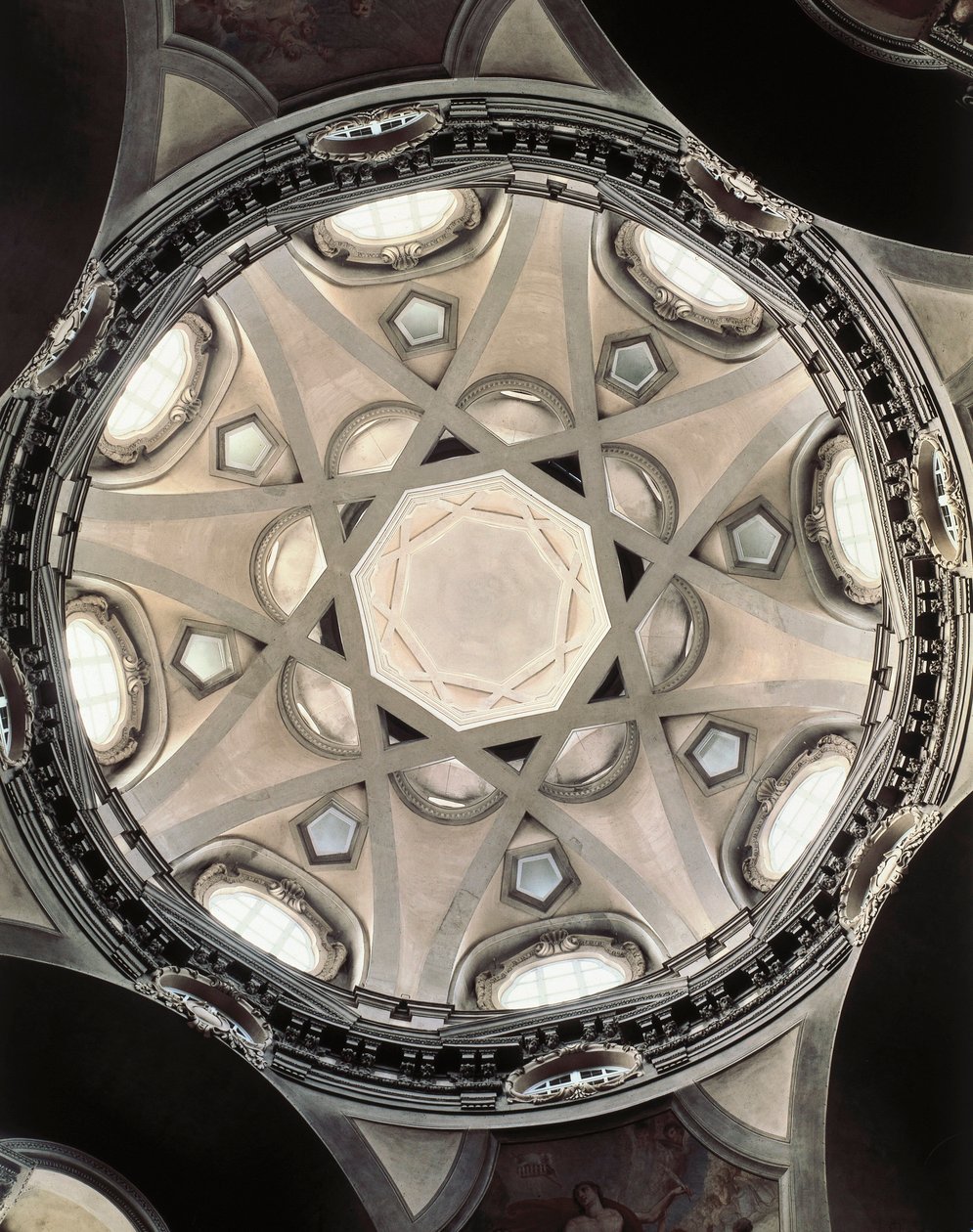 La cupola della Chiesa di San Lorenzo dei Teatini, Torino da Guarino Guarini
