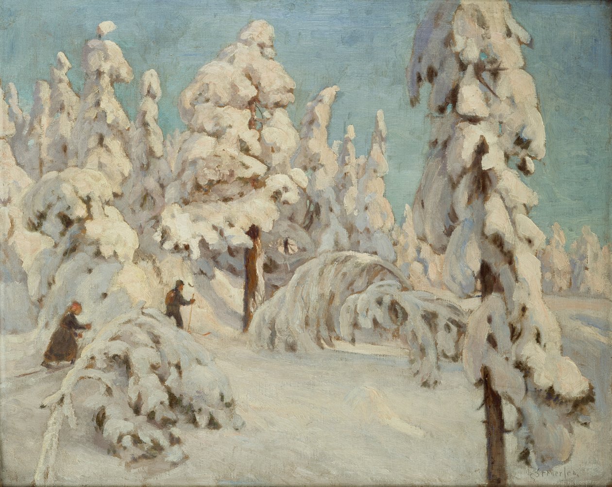 Sciatori da Gudmund Stenersen