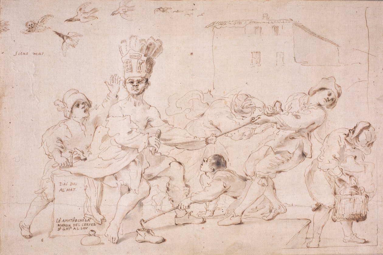 Soggetto figurativo da Giovanni Francesco Barbieri