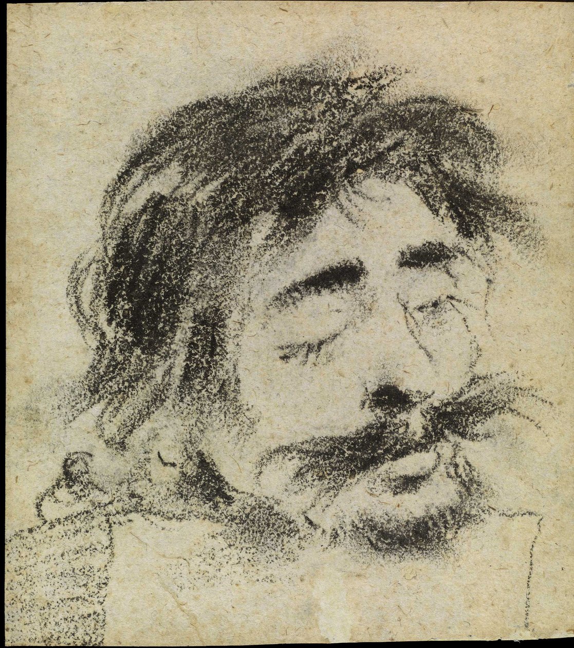 Testa di un uomo decapitato da Guercino