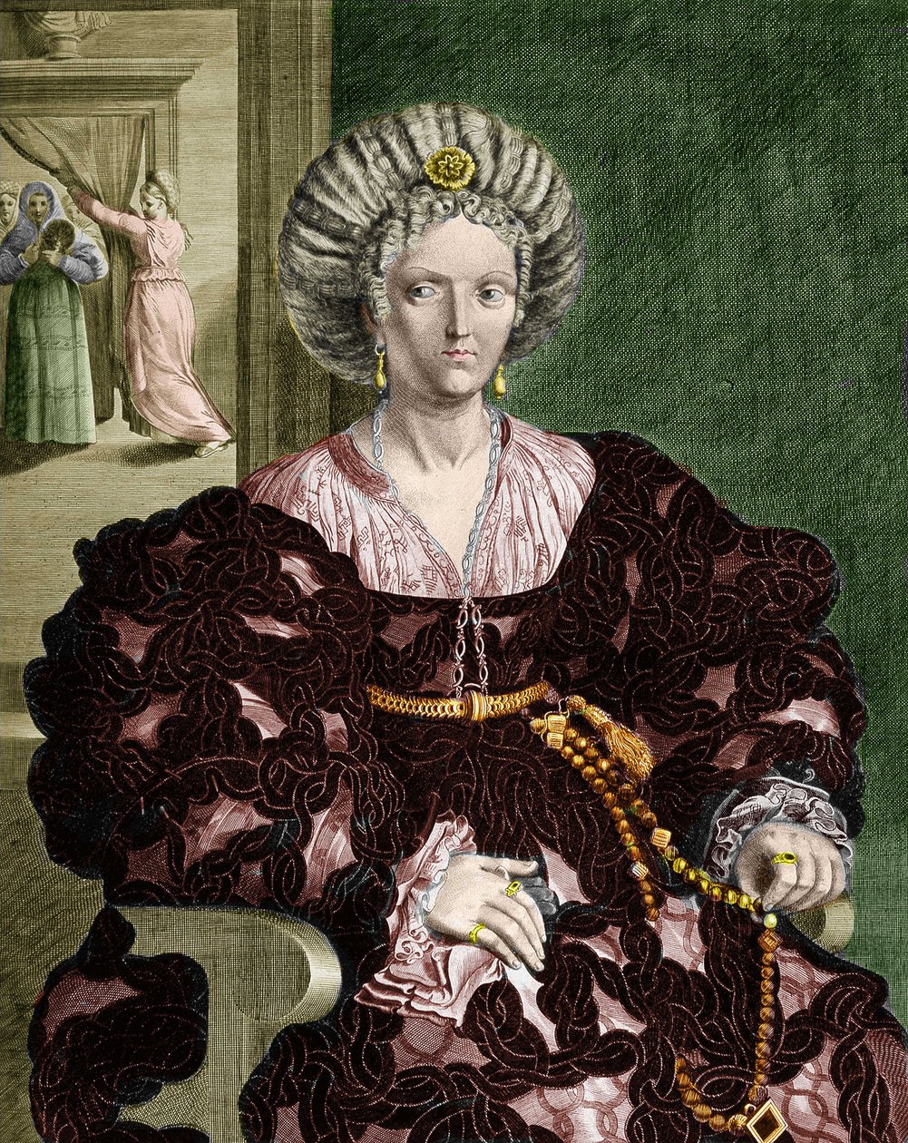 Ritratto di Lucrezia Borgia da Guercino (1591 1666) (after)