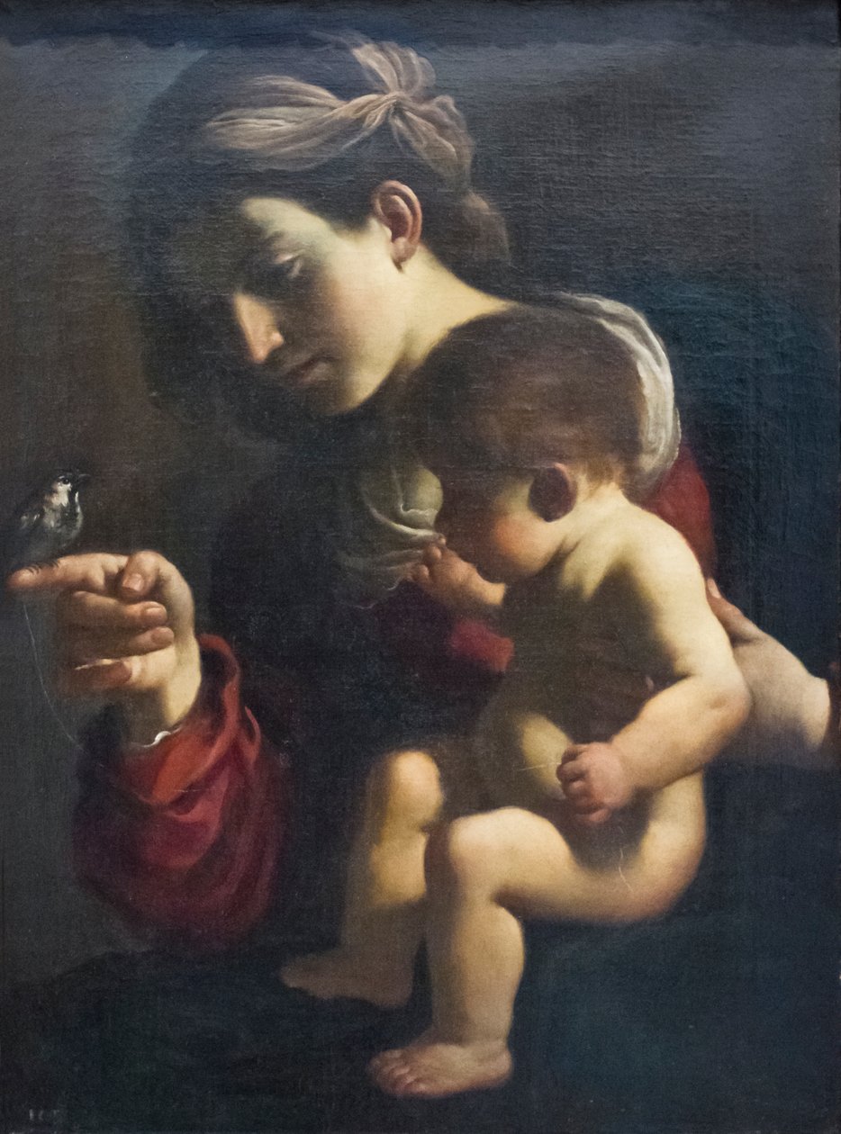 Madonna del passero da Guercino (1591 1666)