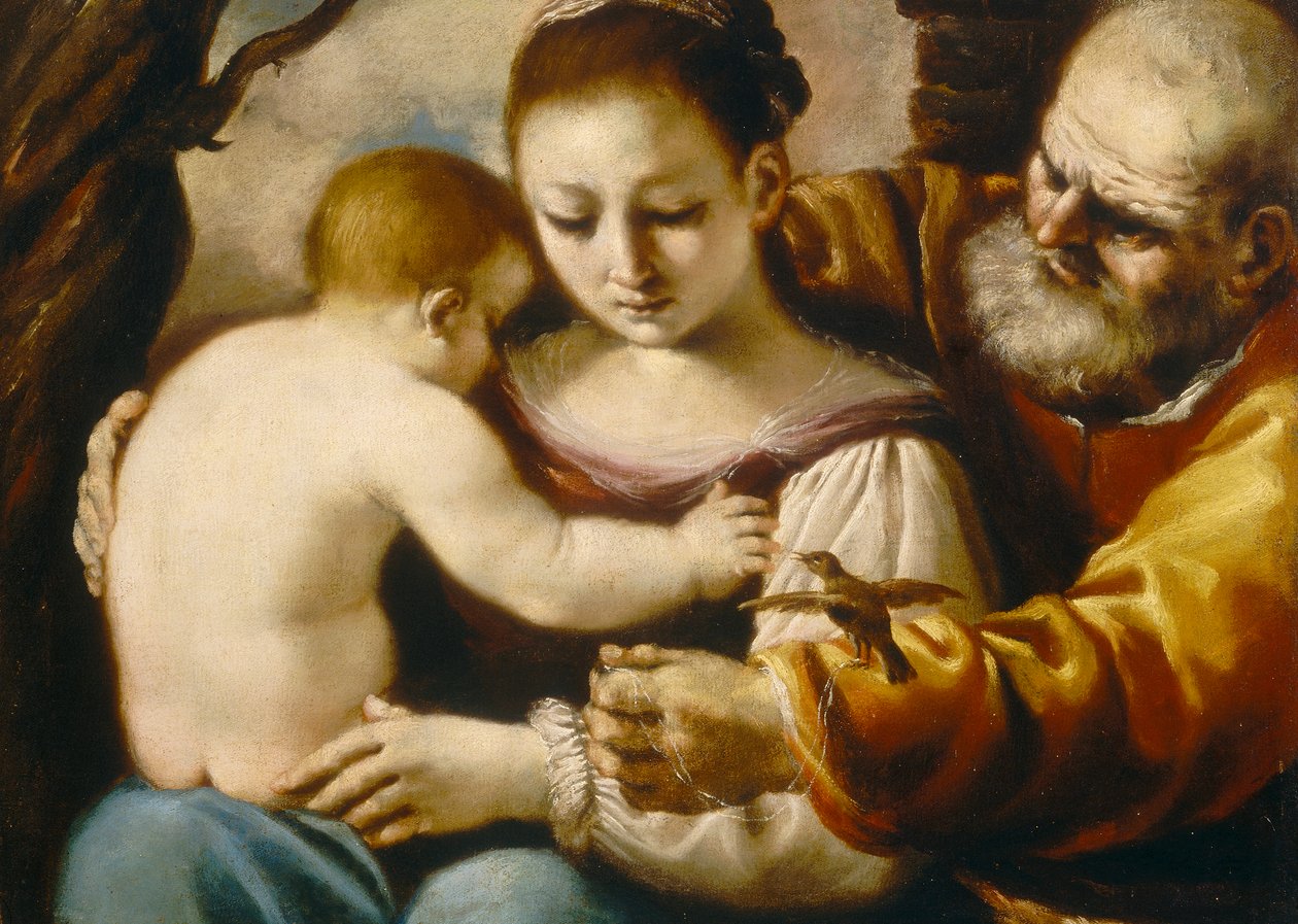 Sacra Famiglia da Guercino