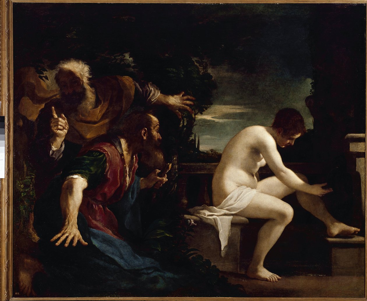 Susanna e i vecchioni da Guercino