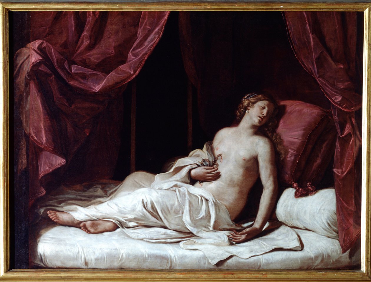 La morte della regina Cleopatra da Guercino