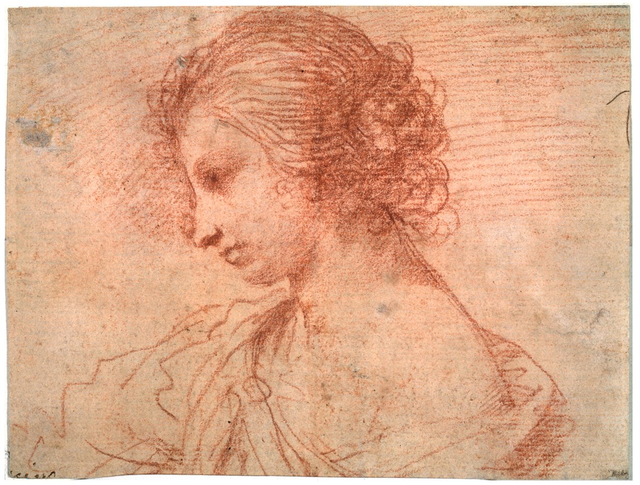Ritratto di una giovane donna, 17° secolo da Guercino