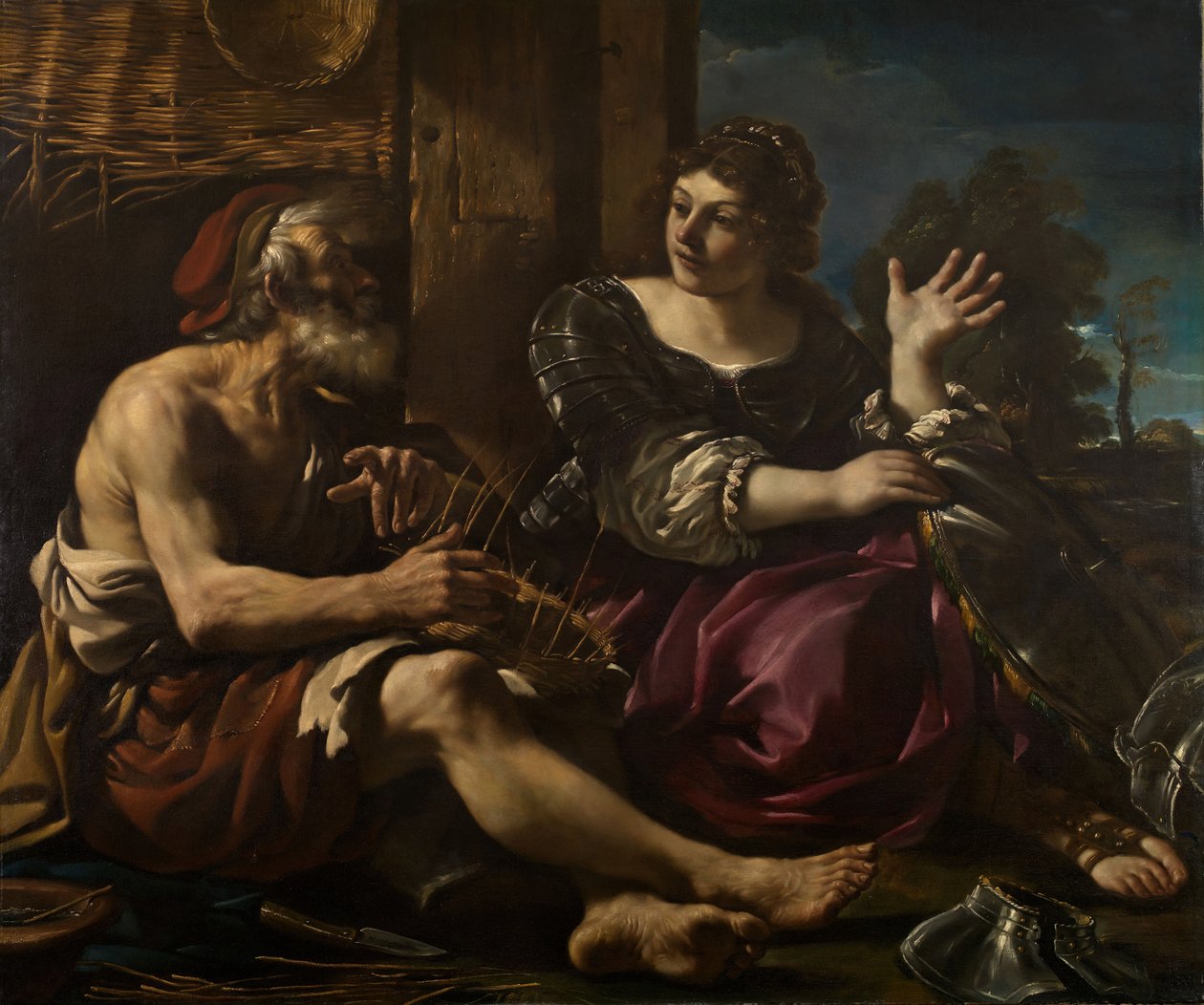 Erminia e il pastore da Guercino