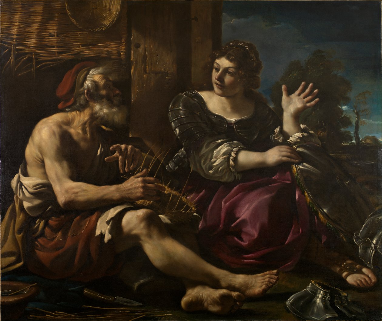 Erminia e il pastore da Guercino