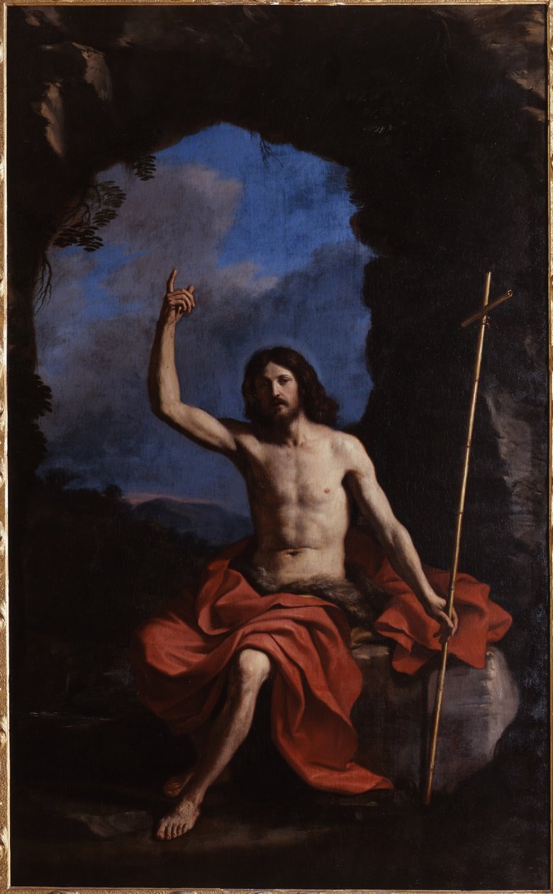 Guercino, San Giovanni Battista nel deserto, 1650 da Guercino