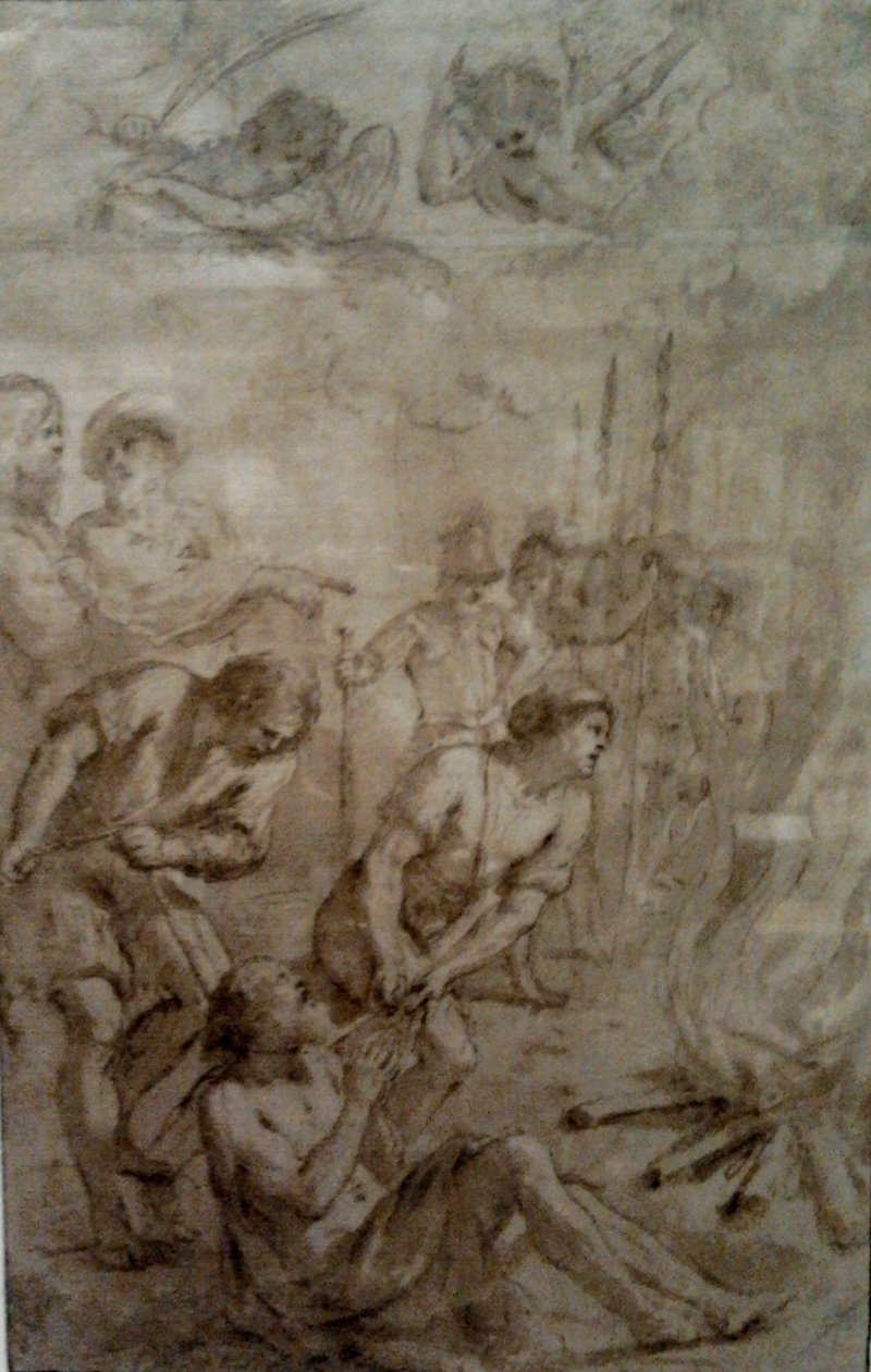 Martirio di San Barnaba. da Guercino