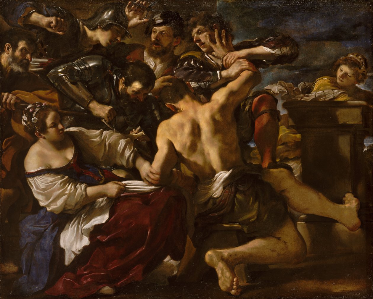 Sansone catturato dai Filistei, 1619 da Guercino