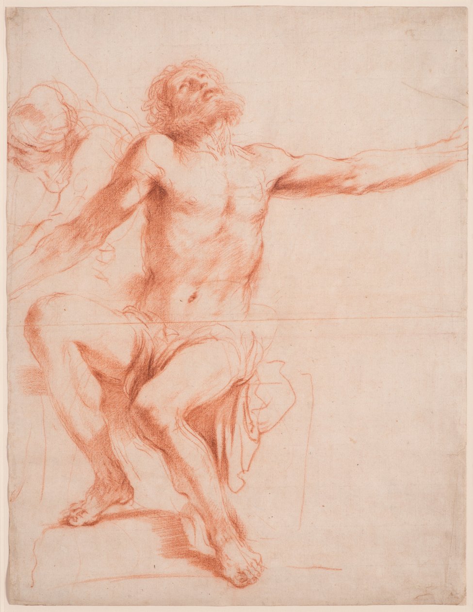 Studie für "Das Martyrium des Heiligen Bartholomäus" da Guercino