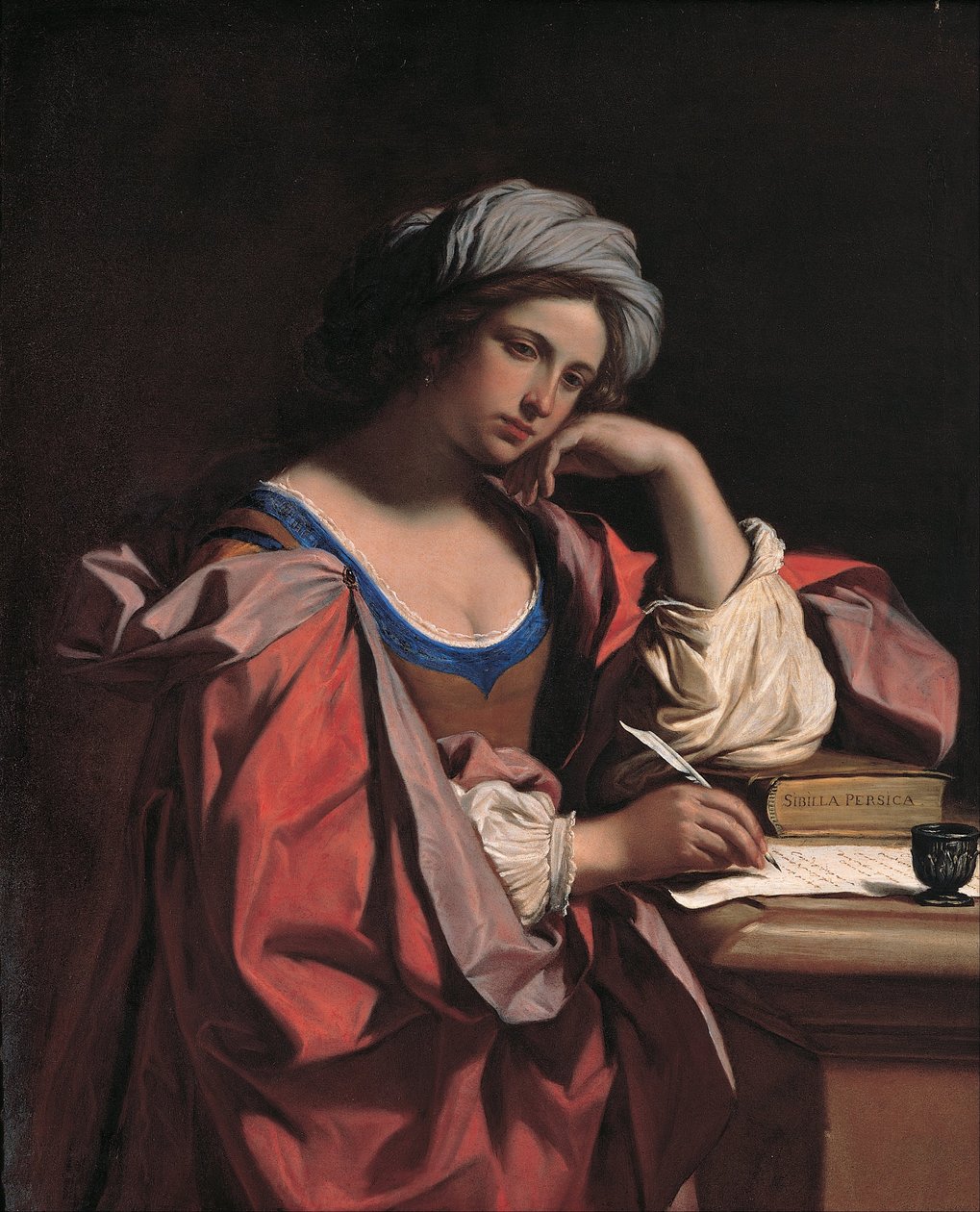 La Sibilla persiana da Guercino