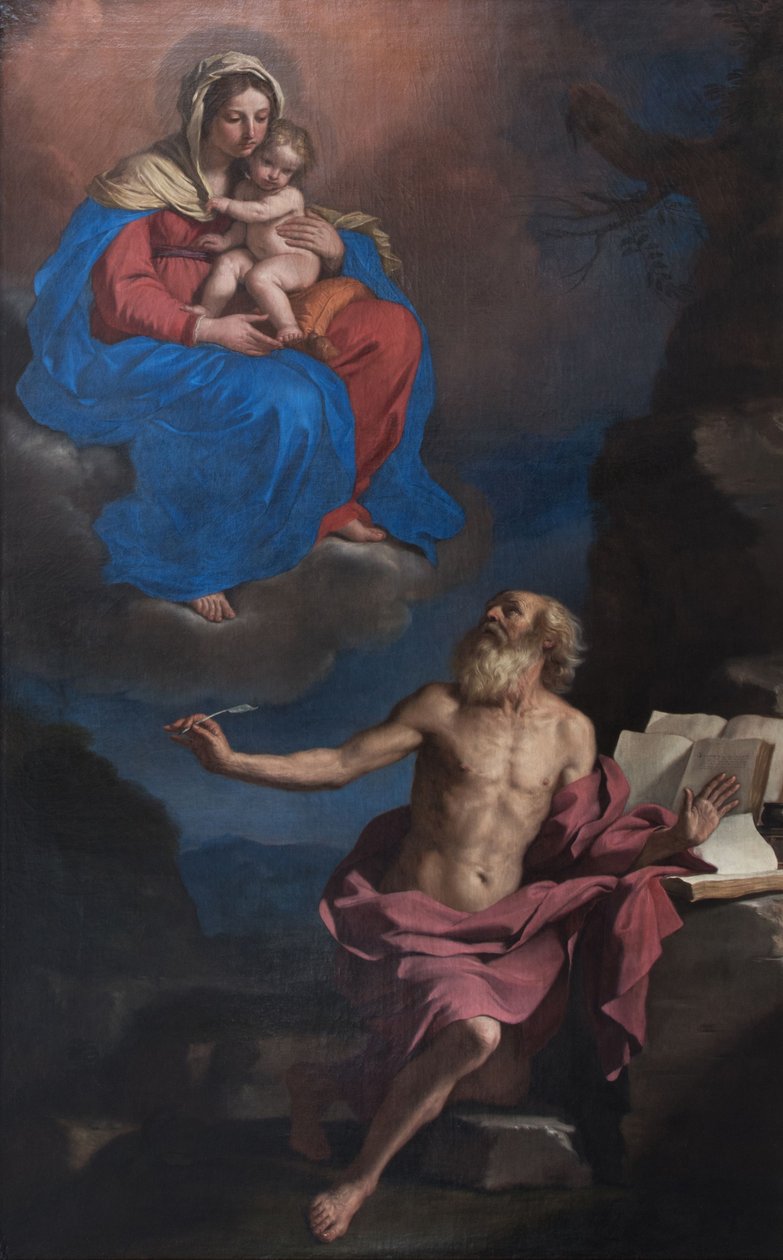La Vergine e il Bambino che appaiono a San Girolamo da Guercino