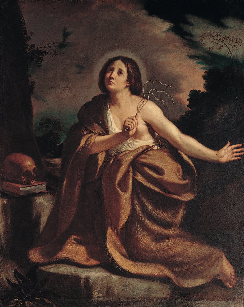 Maddalena penitente da Guercinos workshop