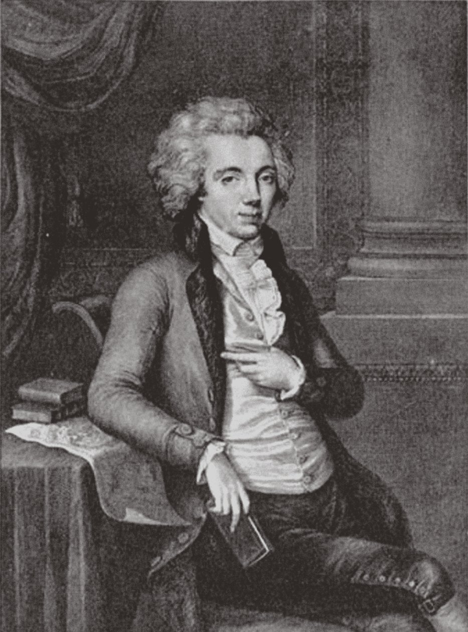 Ritratto del conte Pavel Martynovich Skavronsky 1757-1793, 1791 da Guglielmo Morghen
