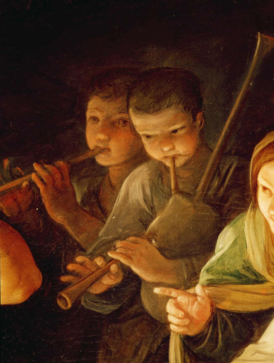 Adorazione dei pastori (dettaglio) da Guido Reni