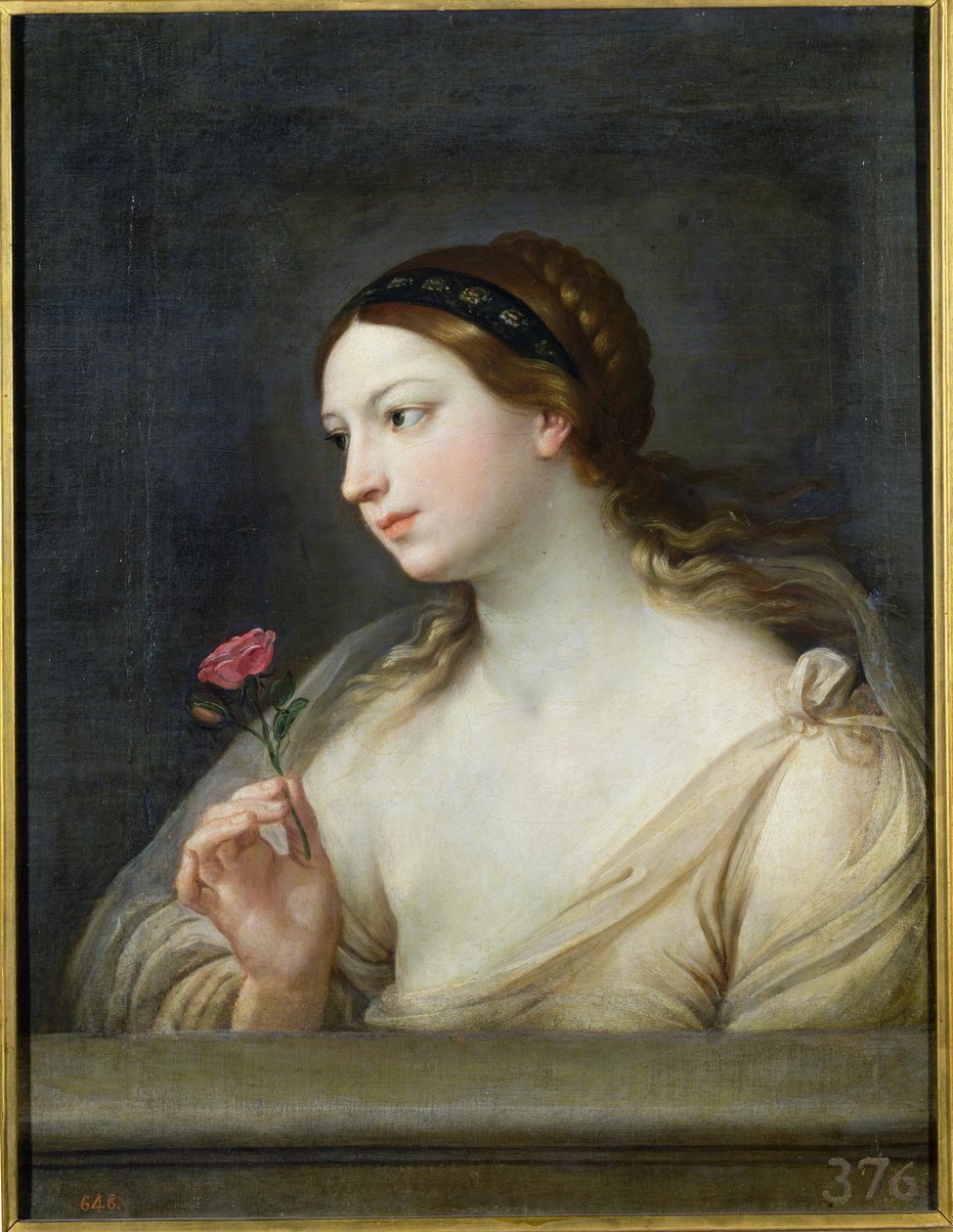 Ragazza con una rosa da Guido Reni