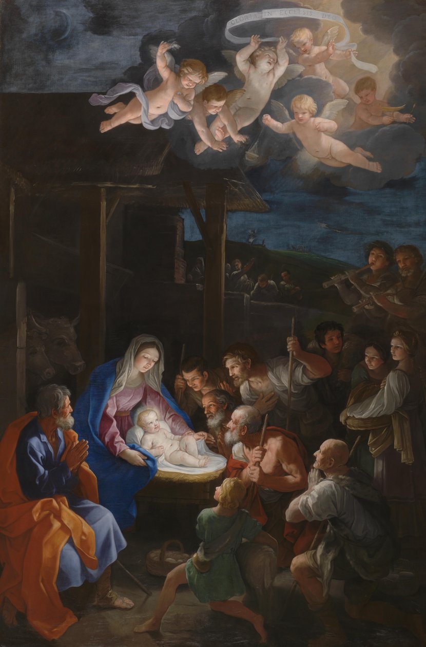 La Natività di notte, 1640 da Guido Reni