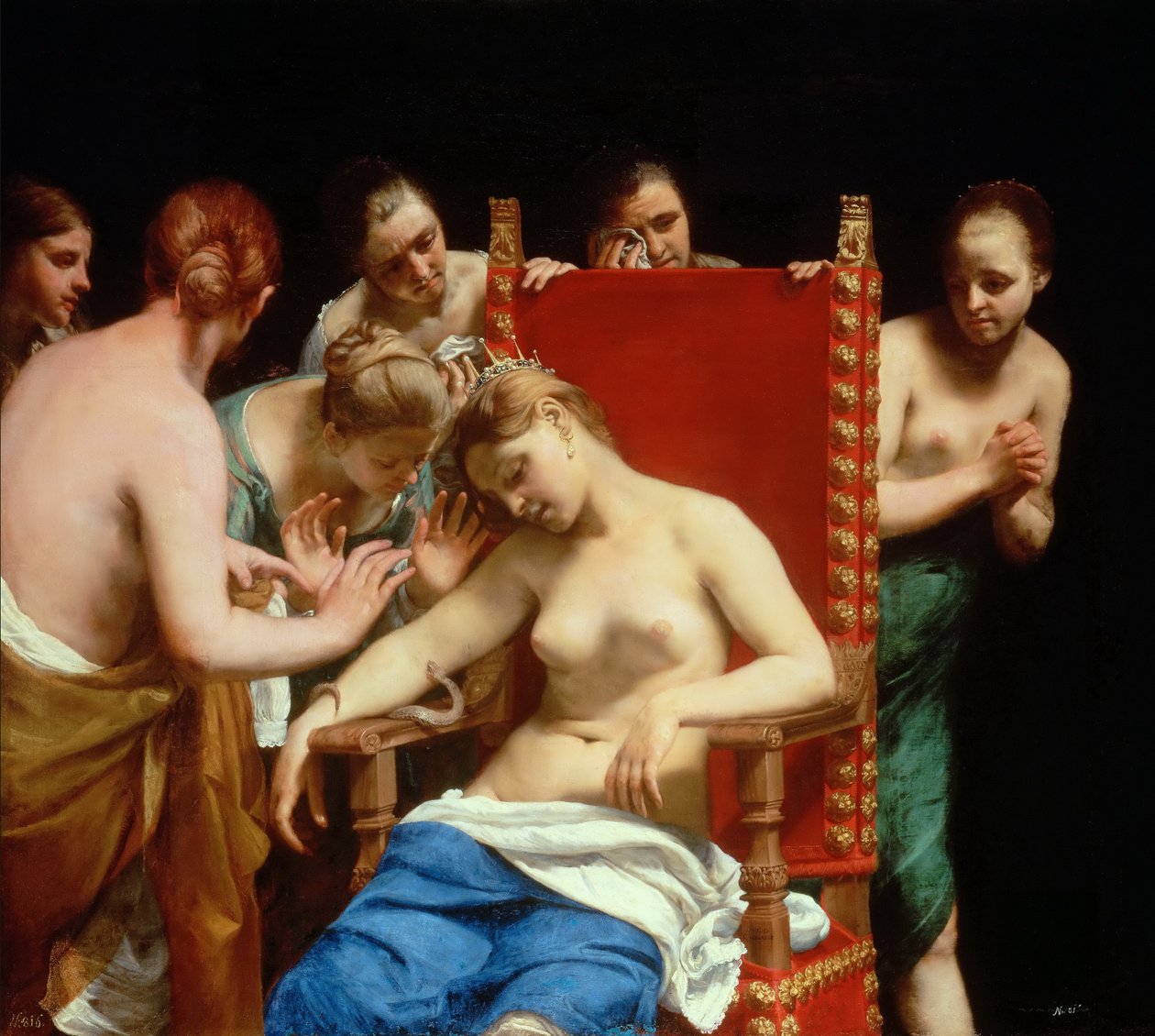 La morte di Cleopatra da Guido Cagnacci