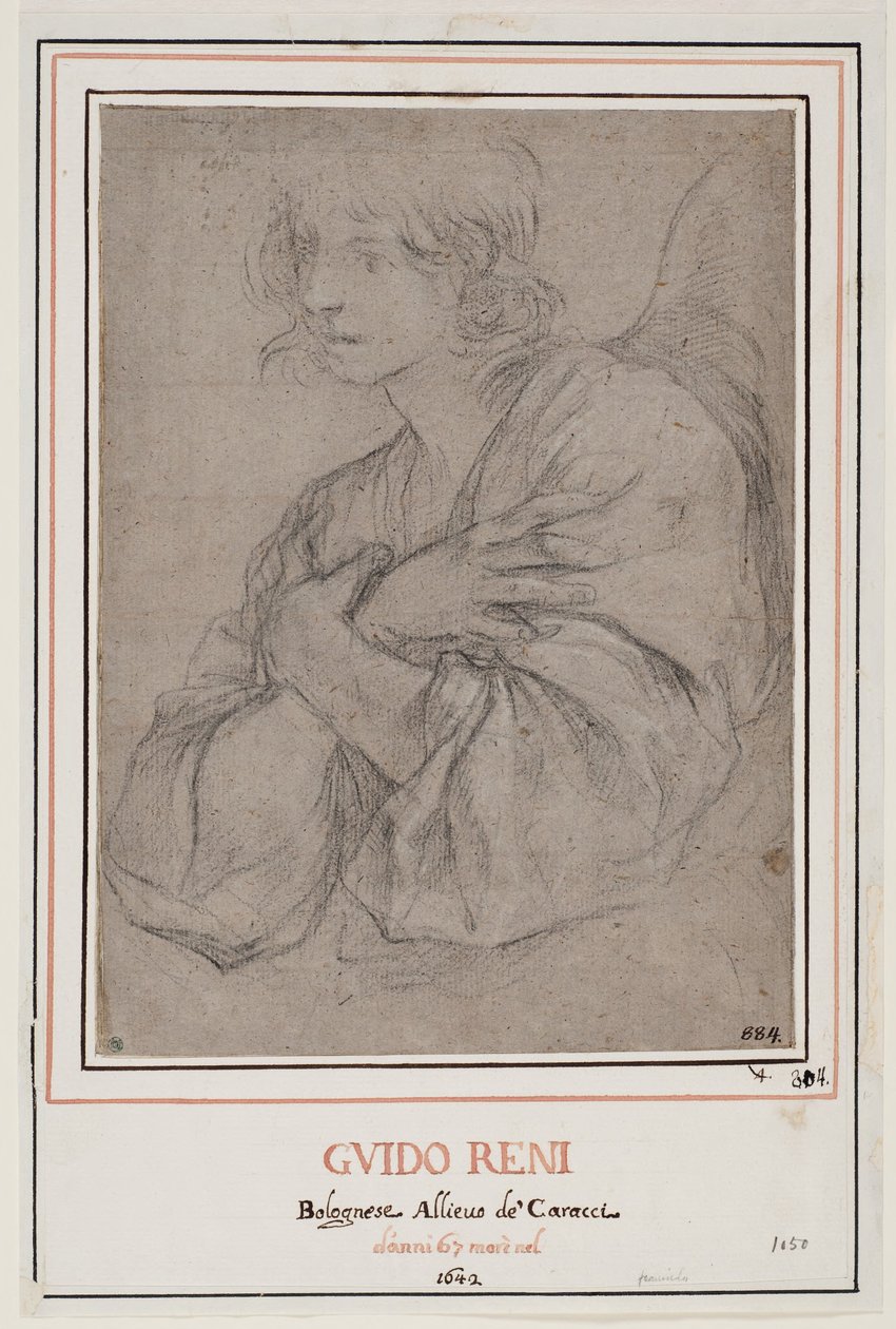 Un angelo con le braccia incrociate da Guido Reni