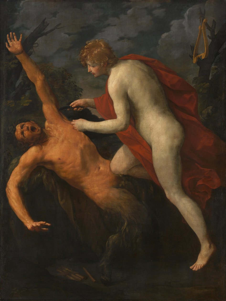 Apollo tortura Marsia da Guido Reni