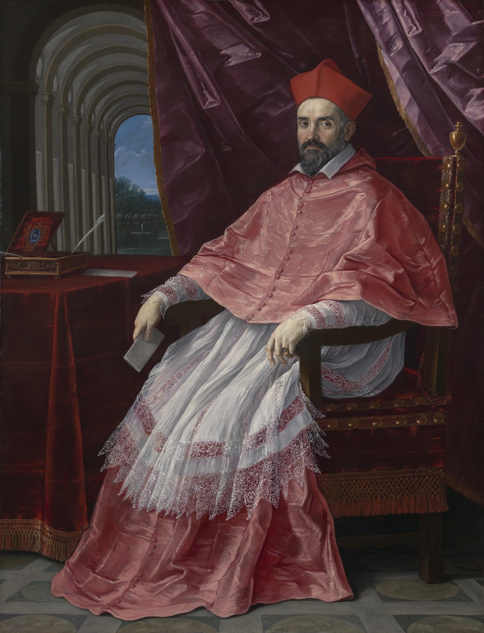 Cardinal Roberto Ubaldini, (1581-1635), Papal Legate to Bologna da Guido Reni