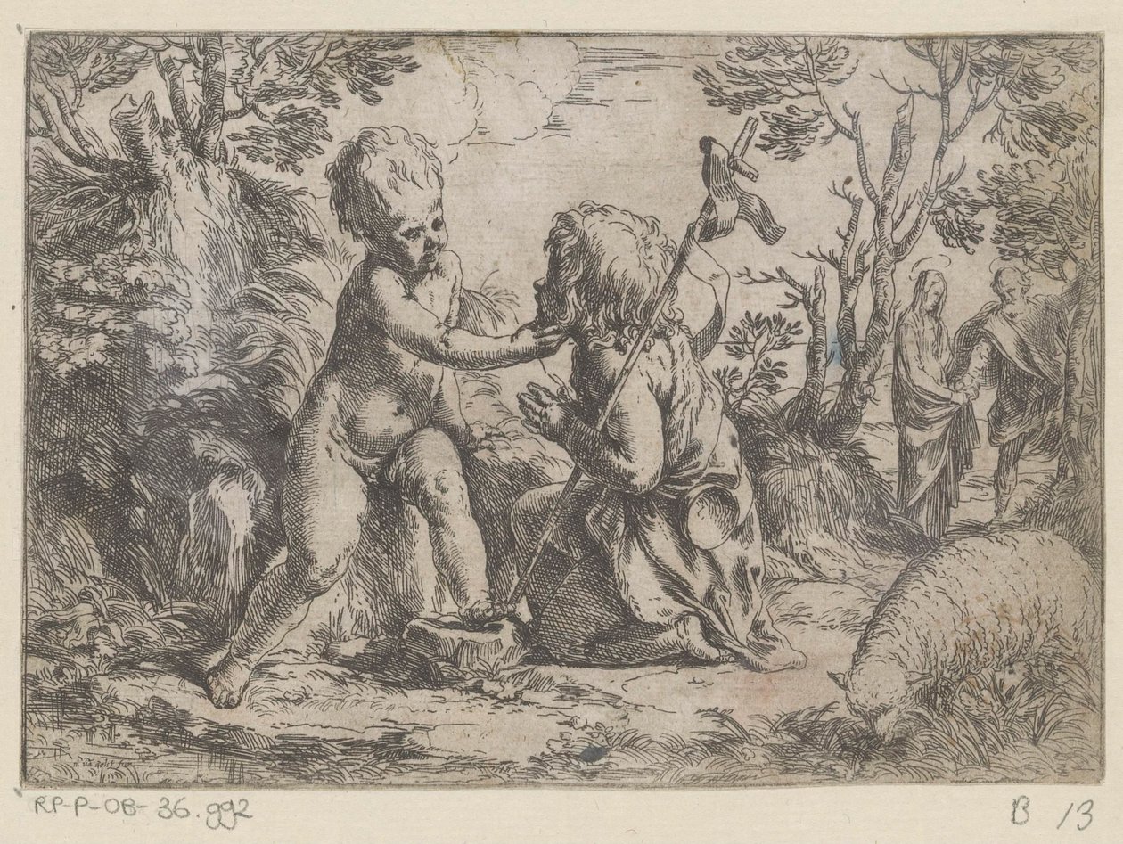 Il Bambino Gesù e il giovane Giovanni Battista da Guido Reni