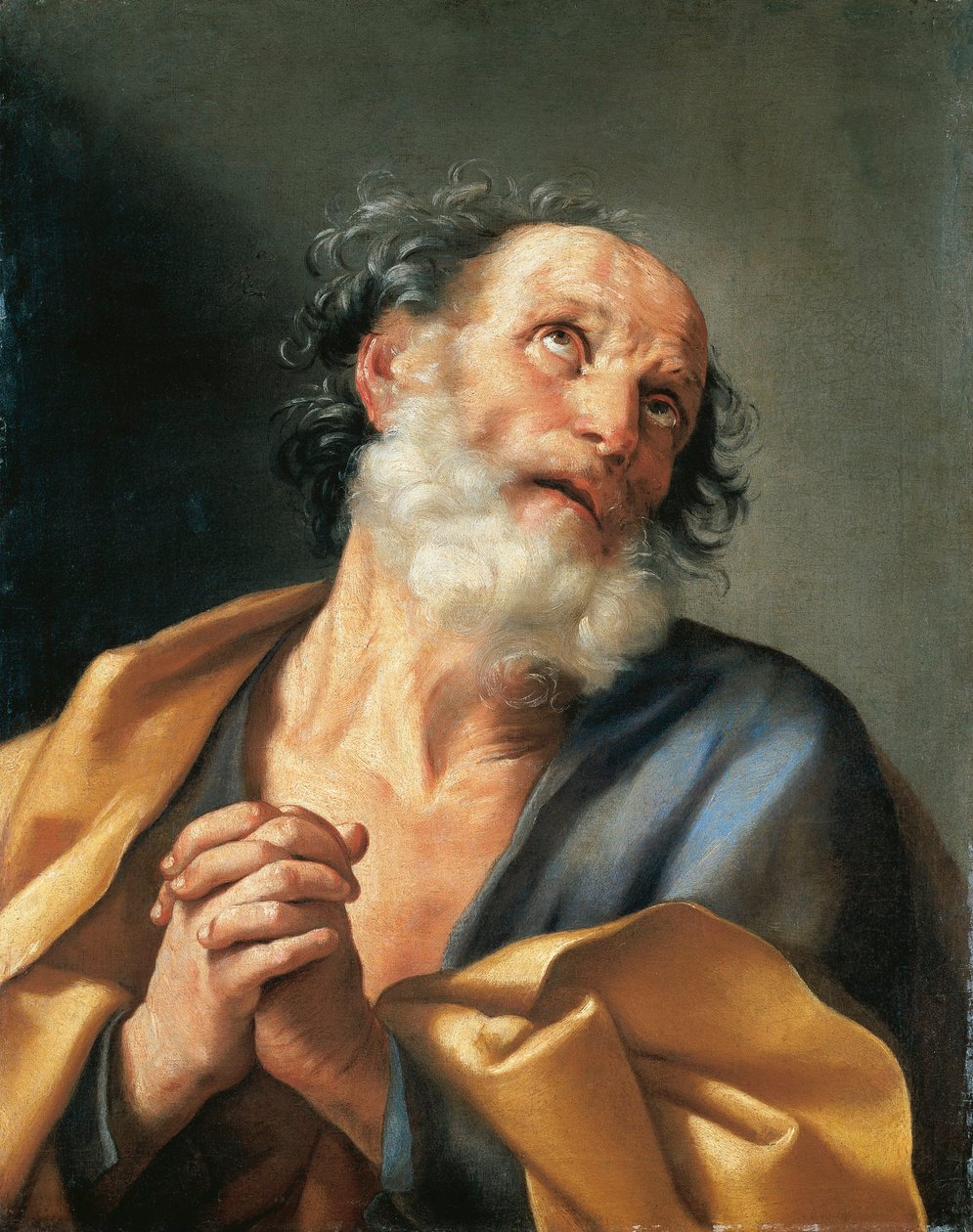 Ritratto di San Pietro che piange da Guido Reni