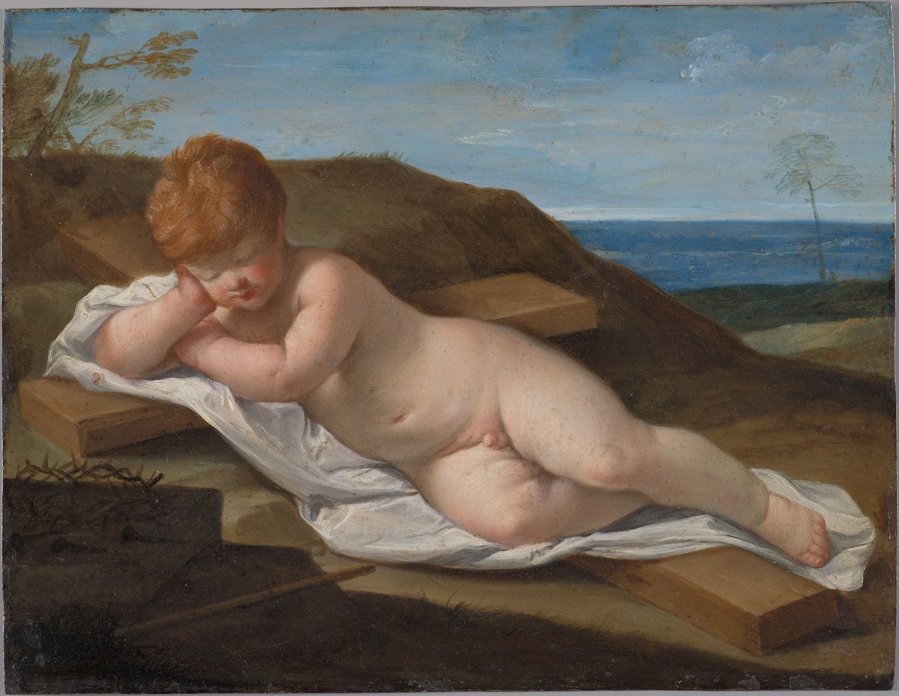 Il Bambino Gesù addormentato da Guido Reni
