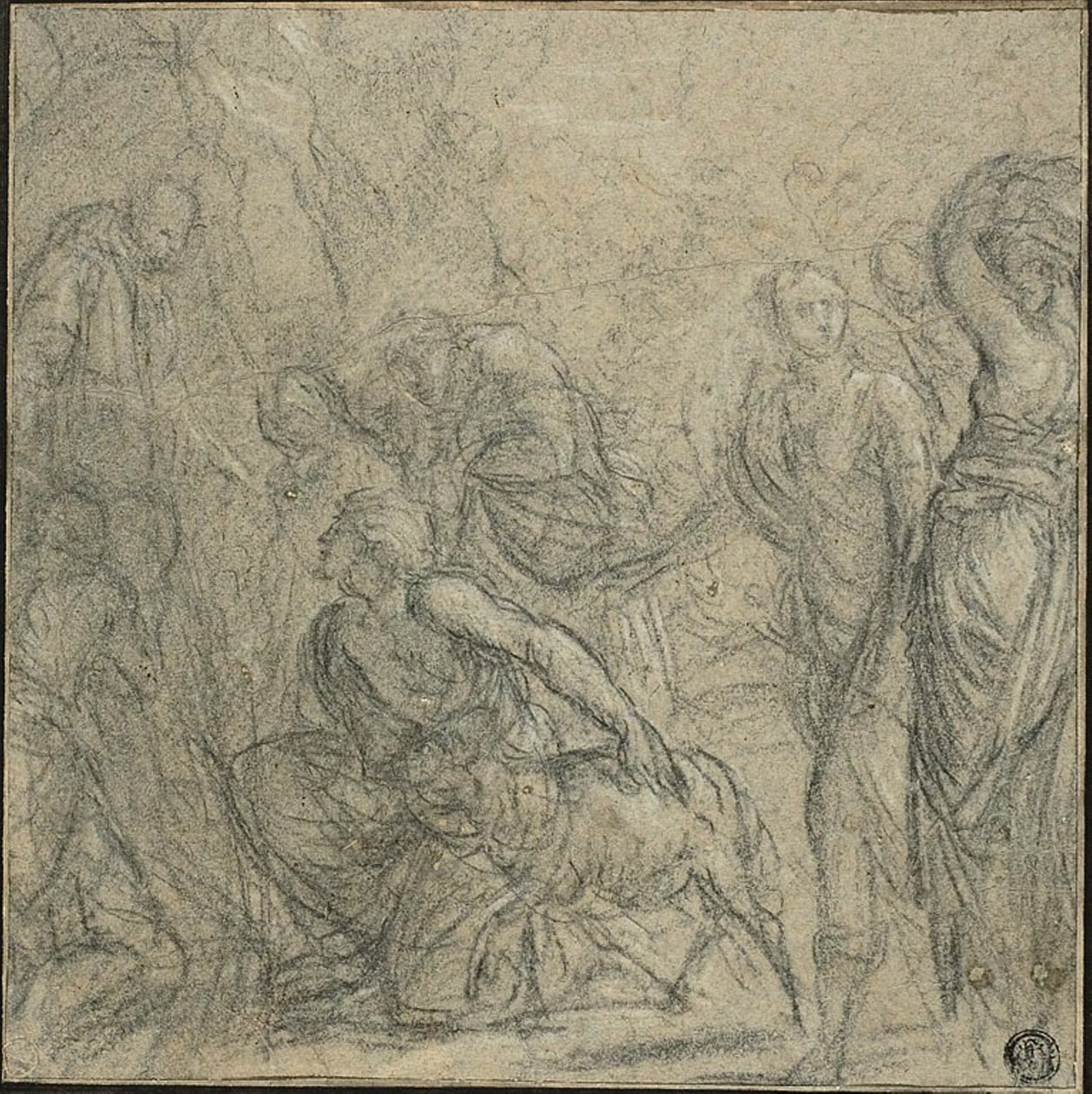 Studio per San Benedetto che riceve doni dai contadini da Guido Reni