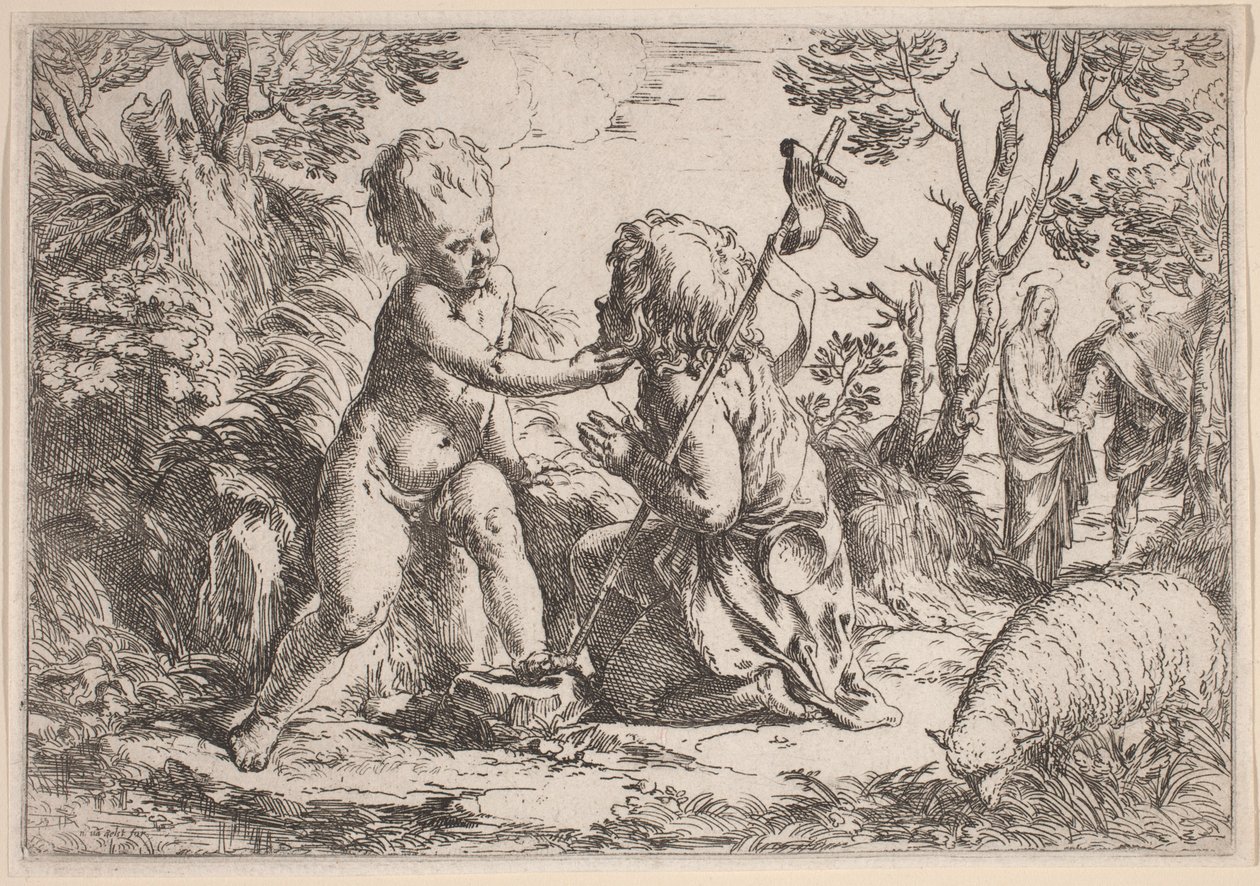 Il Bambino Gesù e San Giovanni da Guido Reni