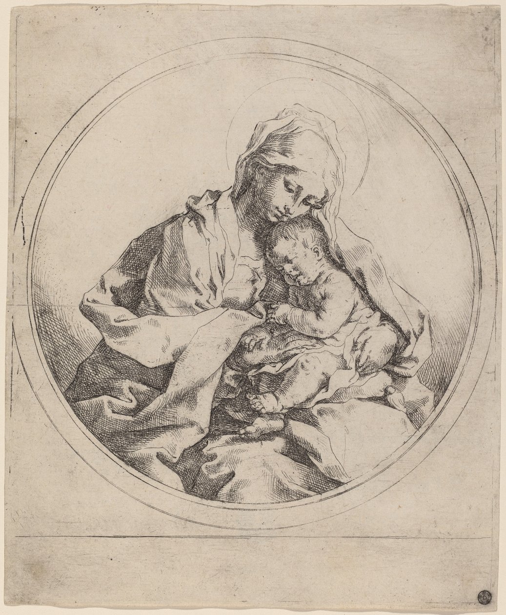 Vergine e Bambino da Guido Reni