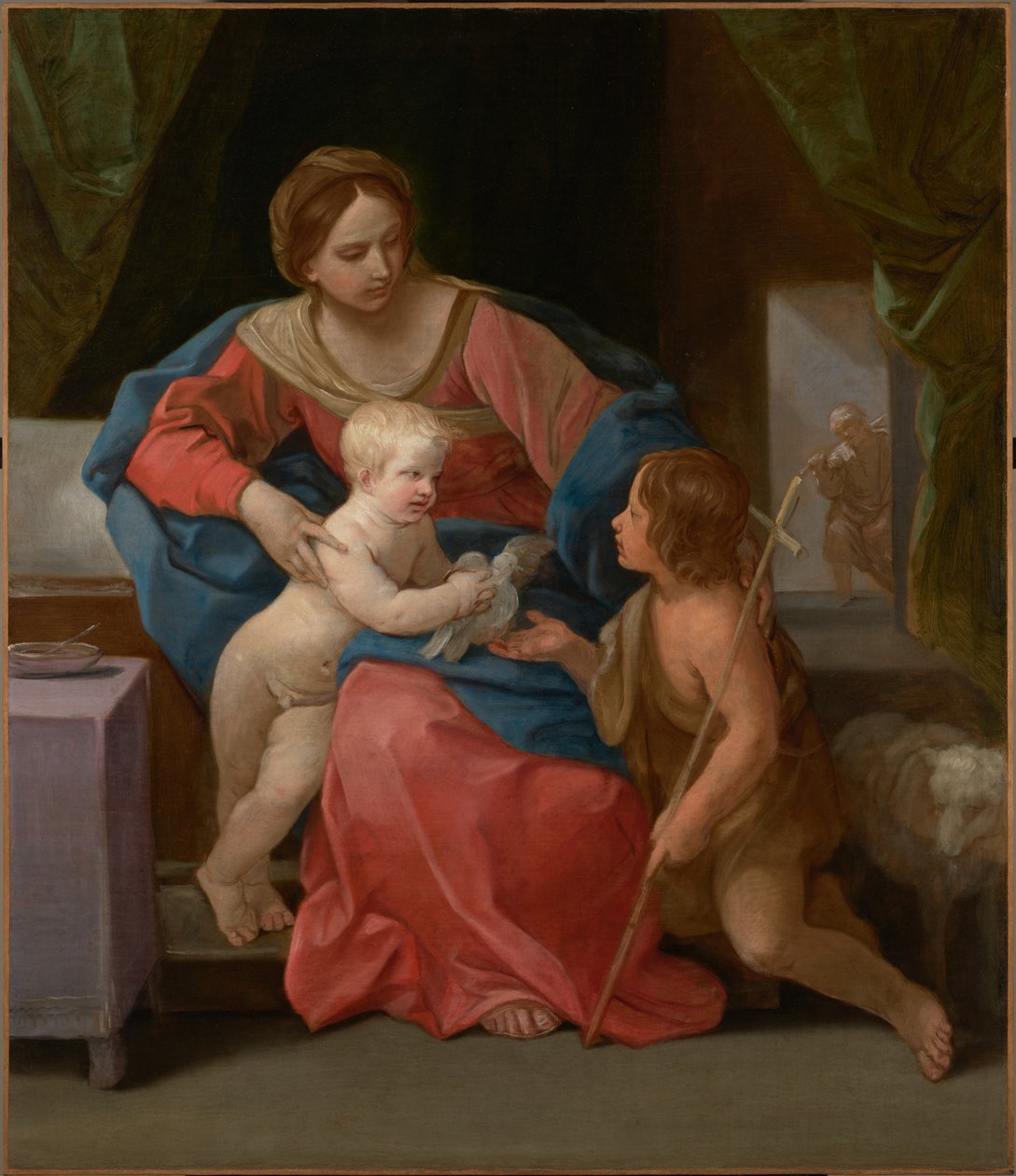 Vergine con Bambino e San Giovanni Battista da Guido Reni