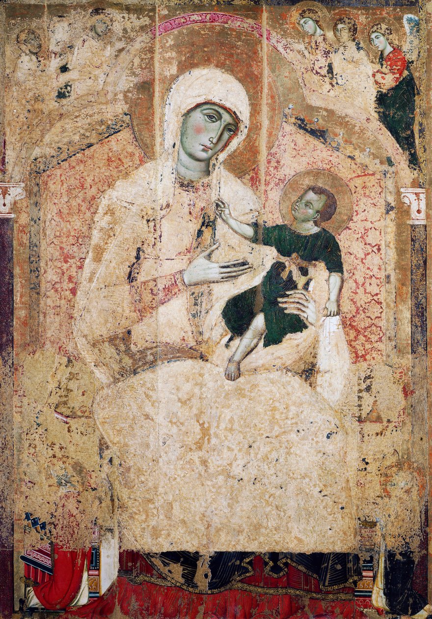 Madonna in trono da Guido da Siena