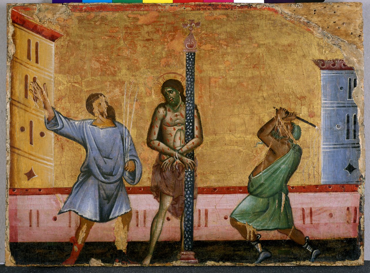 La flagellazione di Cristo da Guido da Siena