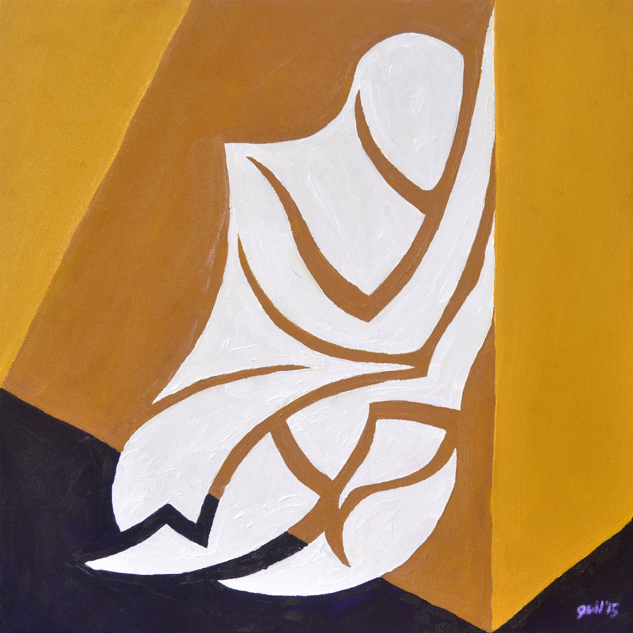 Studio per Figura contro il Muro, 2015 da Guilherme Pontes