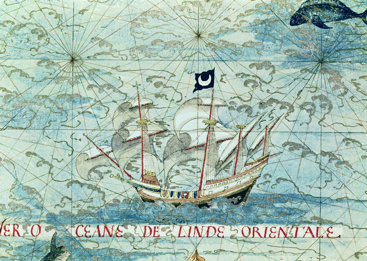 Fol.36v Una caravella, da 