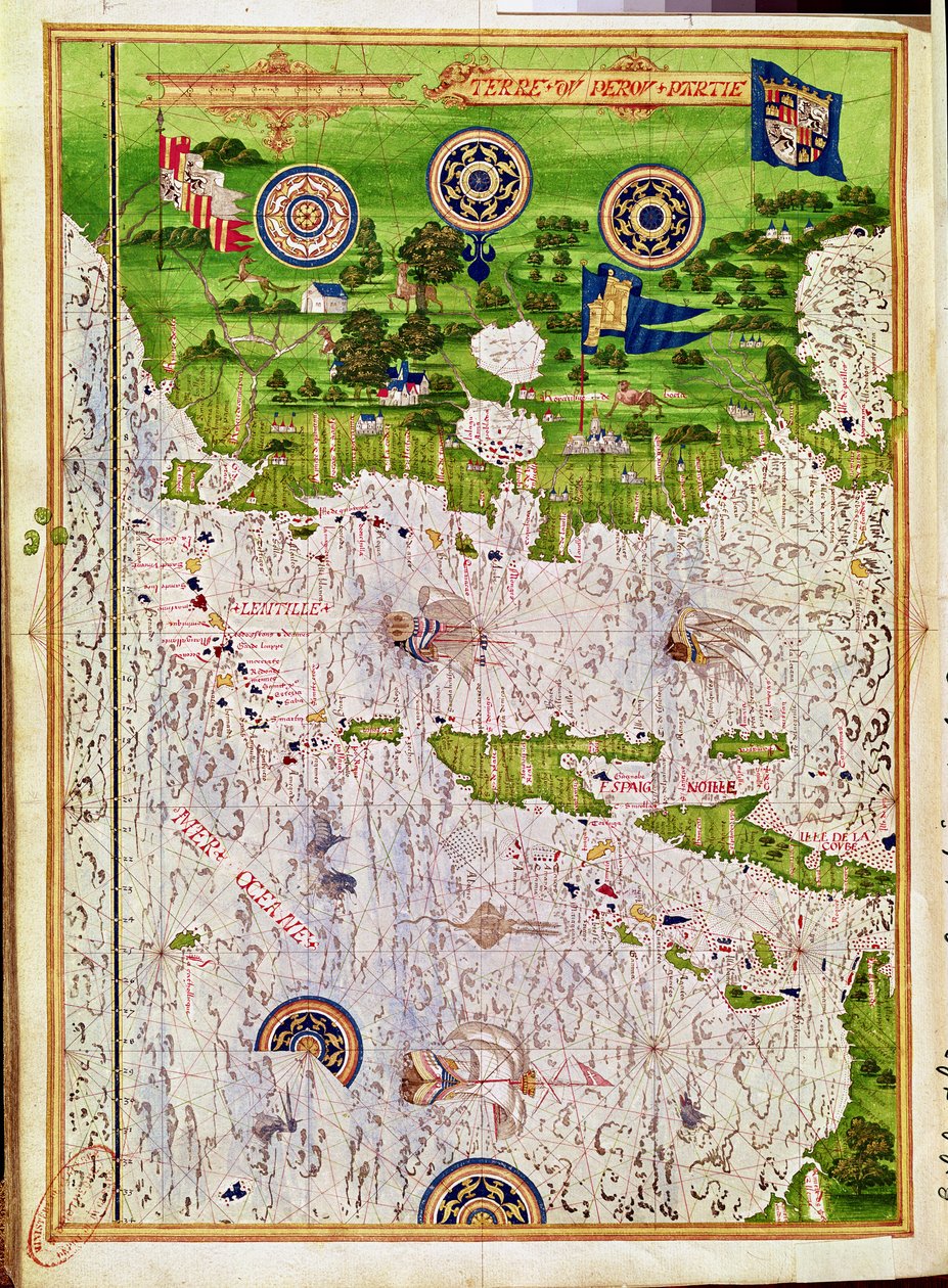 Fol.47v Mappa del Perù, da 