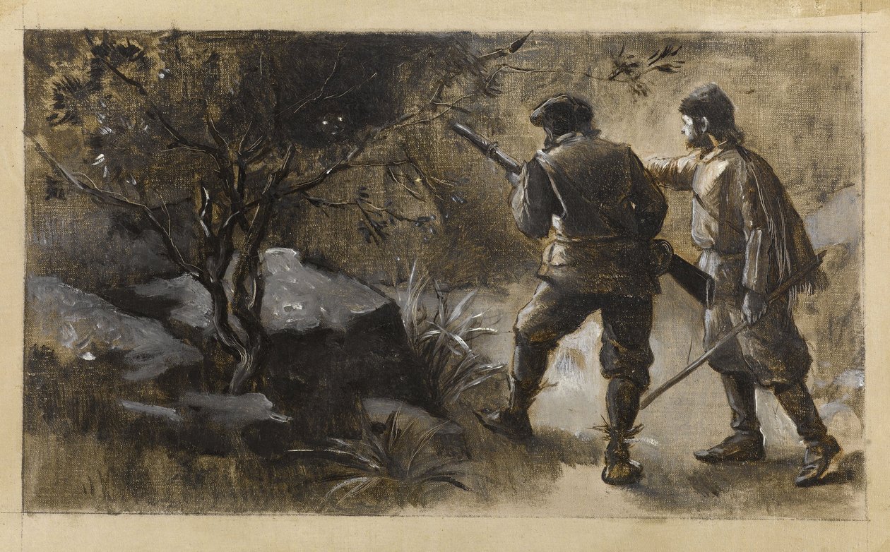 Kennybol e Guldon Stayper, 1889 circa (olio su tela) da Guillaume Albert Demarest