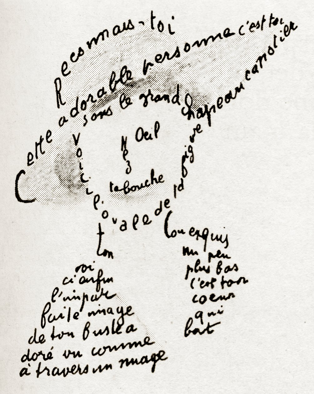 “Riconosci te stesso” poesia indirizzata a Lou da Guillaume Apollinaire