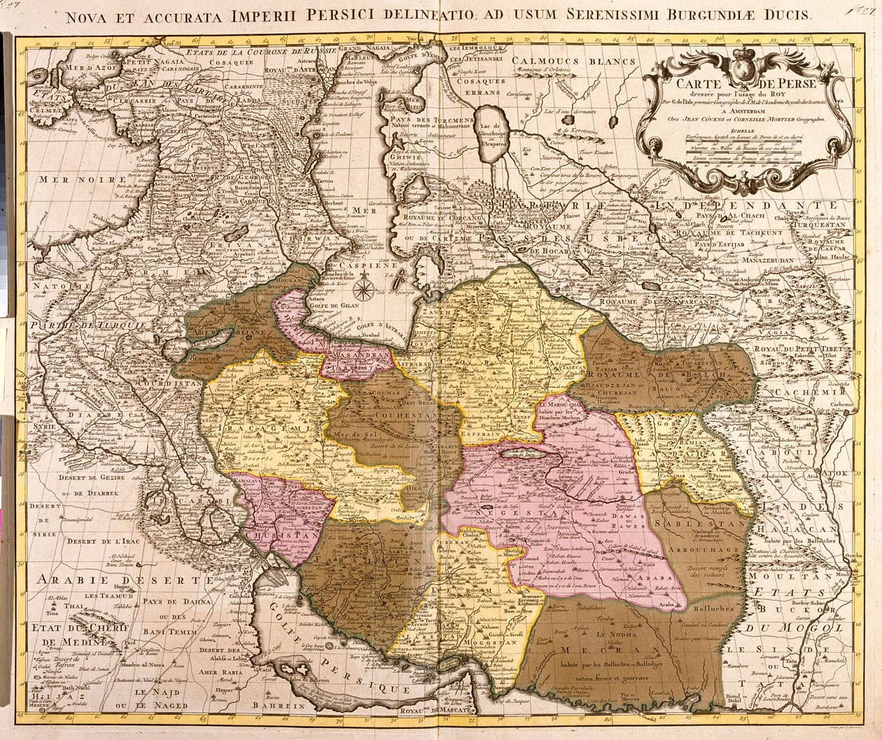 Turkmenistan sud-occidentale, Iran, Afghanistan occidentale, Pakistan occidentale da Guillaume Delisle