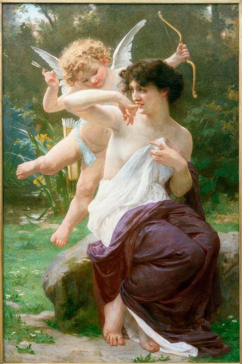 Venere con amorino da Guillaume Seignac