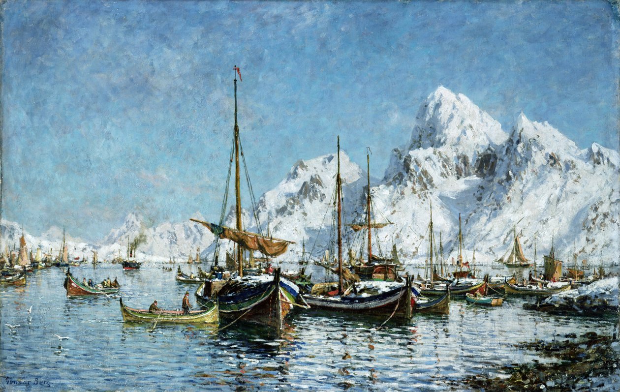 Dal porto di Solvaer da Gunnar Berg
