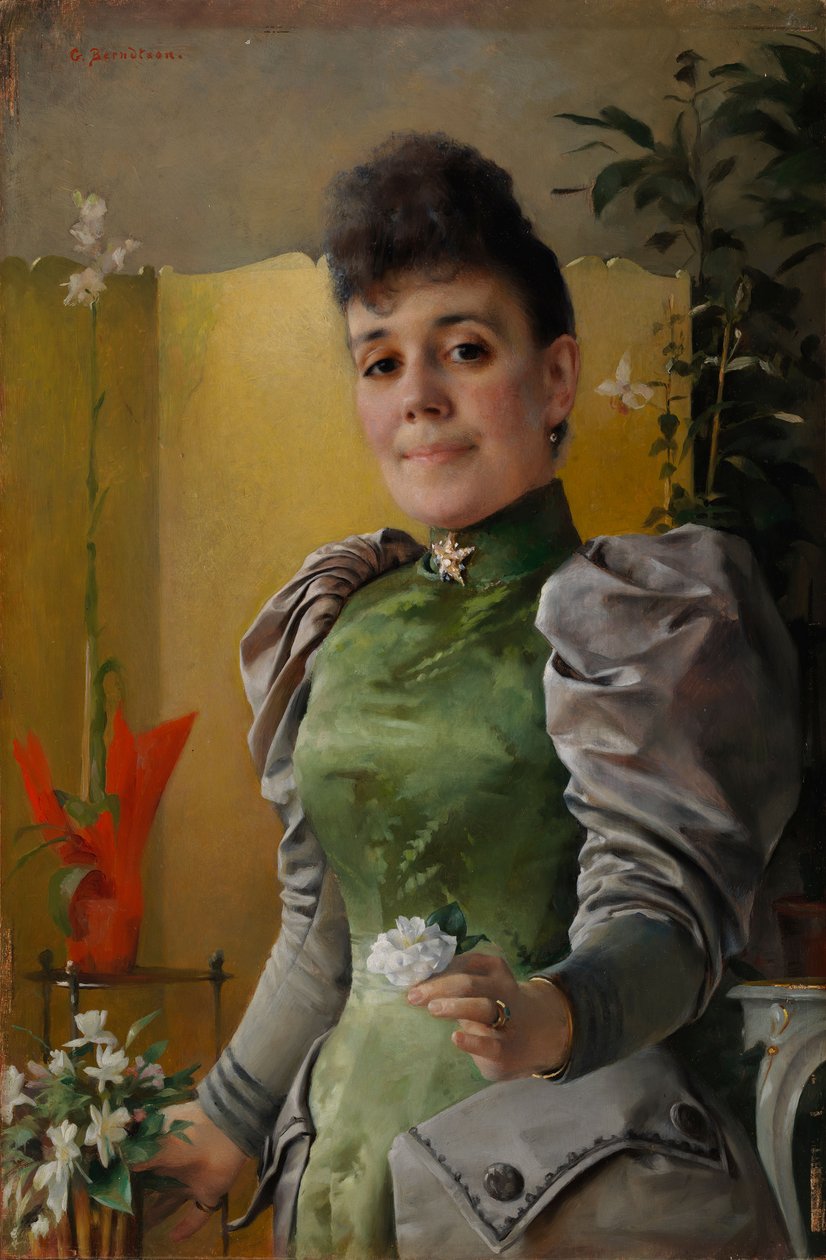 Ritratto della signora Maria von Wahlberg (nata Sinebrychoff) da Gunnar Berndtson