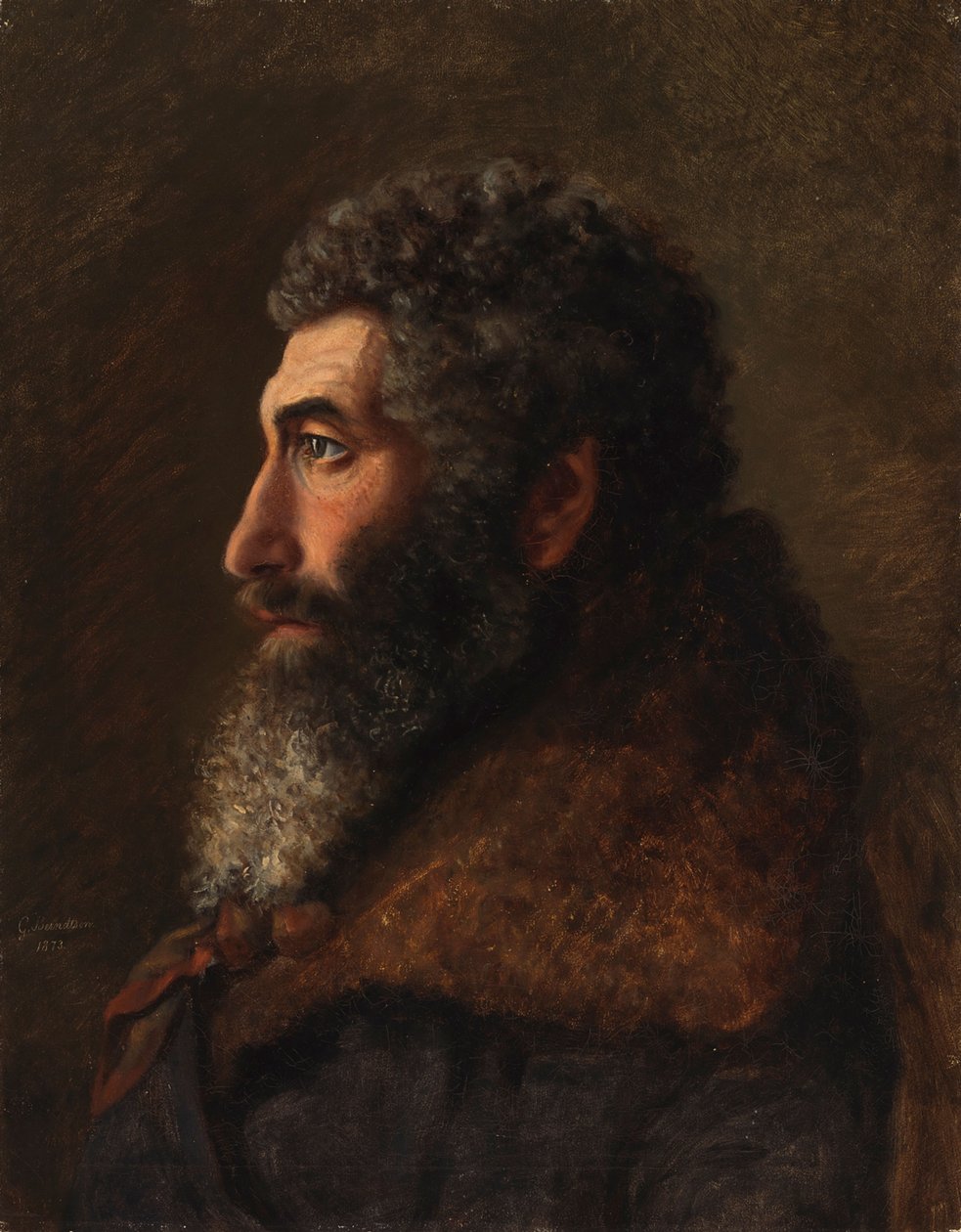 Ritratto di un uomo ebreo da Gunnar Berndtson