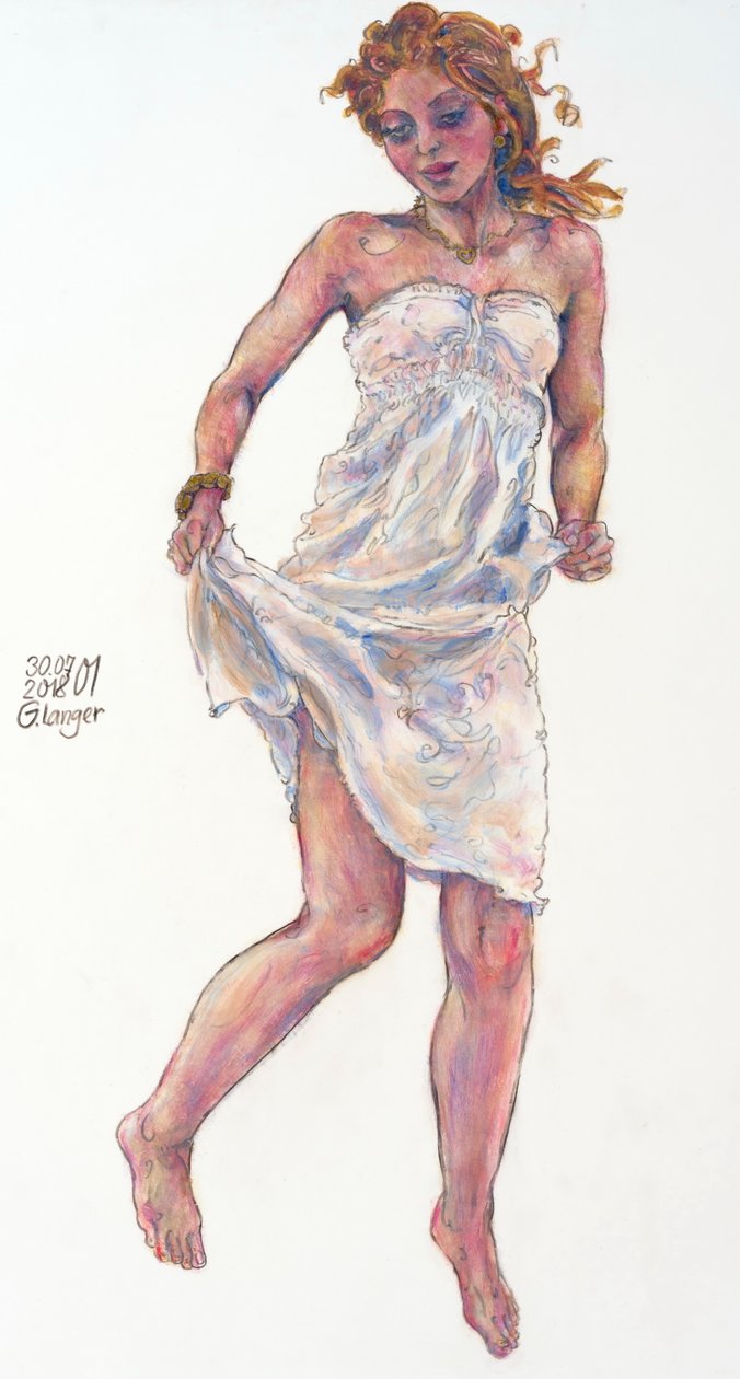 Ritratto di una donna, Risveglio primaverile da Gunter Langer